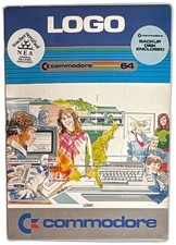 Commodore 64 LOGO Language Software 1983 Complete Box Manual Disks Tested picture