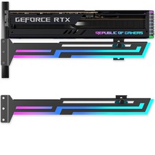 Universal Black ARGB GPU Support Bracket 16.8M RGB Modes Graphics Card Bracket picture
