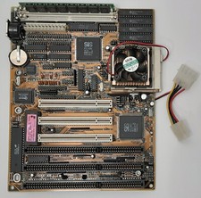 ZIDA 4DPS 2.1 ISA PCI retro 486 motherboard + AMD Am5x86-P75 133MHz + 16MB RAM picture