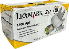 BRAND NEW Lexmark Z12 Color Jet Printer 1200 dpi Premium Photo Quality 17E0285 picture