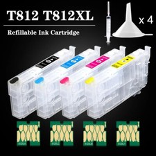 T812XL Empty Ink Cartridge For WF-3820 WF-3825 WF-4830 WF-4835 WF-7840 WF-7820 picture