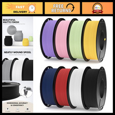 Matte PLA 3D Printer Filament Bundle 1.75mm - 8 Colors, 250g Each, High Quality picture