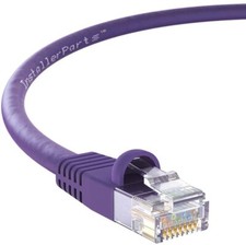 InstallerParts CAT6 Cable UTP Booted - Purple, 40 FT, 1 Pack - Professional picture