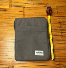 KINMAC Limited Edition Gray Polyester Padded Zipper Laptop Sleeve Case picture