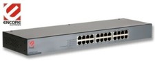 ENCORE | 24 PORT 10/100MBPS NWAY SWITCH ✪NEW✪ ENH924-AUT 8K MAC PC RARE NOS USA picture