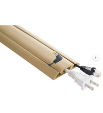 UT Wire Cord Protector & Concealer -  Beige - 15 ft. New  (Q68K) picture