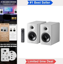 Computer Speakers 100W RMS Desktop Bluetooth 6.0 HDMI eARC Optical USB-C White picture