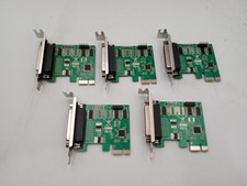 Lot of 5 - PCIe to Parallel Port Adapter Cards Low Profile SFF -RR picture