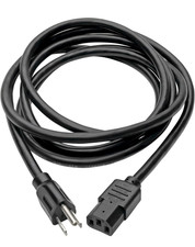 10ft Computer Power Cord 3-Prong Heavy Duty PC Monitor Replacement Tripp Lite picture