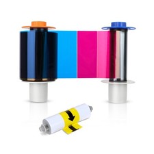 84051 YMCK Color Ribbon Compatible with Fargo Hdp5000 / Hdpii Model Printer, ... picture