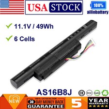Replacement AS16B8J Battery for Acer Aspire E5-575G E5-575G-53VG F5-573G AS16B5J picture