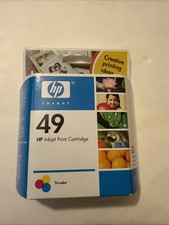 Hp Inkjet Printer Cartridge 49 Tri-Color Exp March 2006 picture