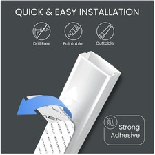 Easy Installation Wall Cable Hider - Wire Covers for Cords picture