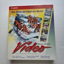Vintage CANON VIDEO HOME EDITION, PC/MAC Software WINDOWS 95, 98, 2000 & MAC OS picture