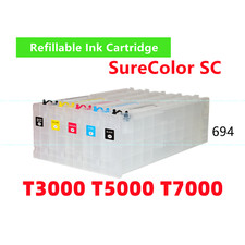 5 Empty Refillable Ink Cartridge T694 694 for SureColor T3000 T5000 T7000 picture