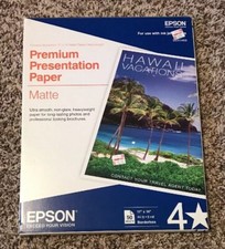Epson s041468 Premium Presentation Paper Matter 11” X 14” Open Box 39 Sheets picture