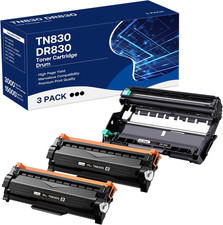 TN830XL Toner Cartridge and DR830 Drum Unit Replacement for Brother TN830XL DR-8 picture