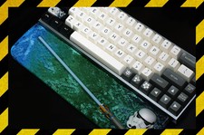 Star Wars Custom Handmade Resin Wrist Rest Lightsaber Stormtrooper (NO Keyboard) picture