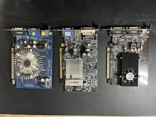 Older GPU LOT Radeon X300 128mb, GeForce 8600GT 1024mb, GeForce GT 610 2gb picture