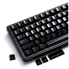 XVX Real Ceramic Keycaps Set 120 Keys Black Side Printed picture
