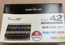 Canon 6384B007 Genuine CLI-42 Ink Cartridges Value 8 Pack set *SEALED*NEW* picture