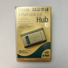 D-Link DUB-H4 4-Port USB Powered 2.0 External Hub, Brand New NOS picture