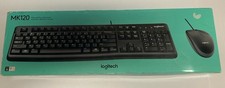 Logitech Full Size Corded Keyboard and Mouse Combo MK120 New in Original Box picture