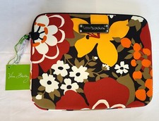 Vera Bradley Bittersweet Neoprene Tablet eReader Sleeve 10x8 Padded Zipper N20 picture