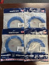 Weltron - 10' Cat6 Snag-less Patch Cables - Pack of 4 picture