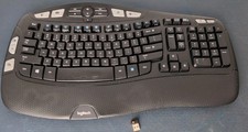 Logitech K350 ( Y-R0053 ) Wireless Comfort Wave Ergonomic Keyboard W/ USB picture