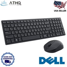 Dell KM555 Pro Compact Silent Wireless Keyboard Mouse 4020 DPI Bluetooth USB NEW picture