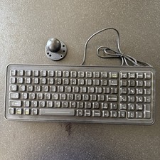 IKEY Slimkey Rugged Keyboard SLK-101-M-USB-3F Black NEMA 4X Waterproof *USED* picture
