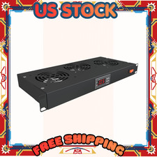 Rack Mount Fan - 3 Fan Server Cooling System - 1U 19