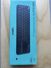 Logitech K400 Plus Wrls Touch TV KB w/ Easy Media Control & Built-in Touchpad picture