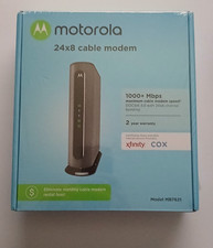 MOTOROLA® MB7621 24X8 CABLE MODEM 7.25X2.25X7.25 - GRAY picture