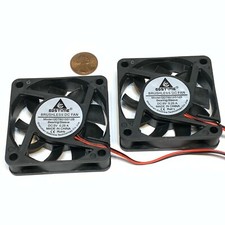 2 Piece DC Brushless Cooling Fan 5V 60mm x 15mm 2Pin Computer Heatsink 6015 A45 picture
