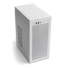 Sleek Mini Tower Case for Micro-ATX and Mini-ITX - White picture