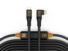 Tether Tools TetherPro USB-C to USB-C, 31' 5G (9.4m), ST to RT Angle-CUC31RT-BLK picture