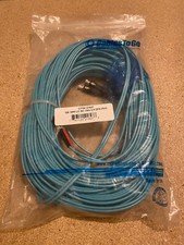CablesToGo 30m LC/SC 10Gb OM3 Multimode Aqua Fiber Cable (#21627) - Brand New picture