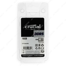 Crucial 16GB DDR5 PC5-38400 SODIMM Factory Sealed Laptop Memory RAM CT16G48C40S5 picture