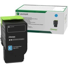 Lexmark Unison Original Standard Yield Toner Cartridge - Cyan - 1 Each picture