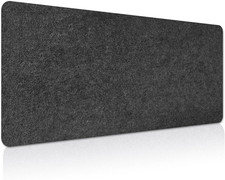 Large Felt Desk Mat 36X12 Inches, with Non-Slip Full Desk Mouse Pad,Office Compu picture