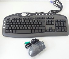 Vintage Chicony KB-0108 Multimedia Keyboard with Mouse New picture