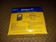 Pelikan Black Fabric Cartridge Ribbons 6pk 6P217 Panasonic Compatible NEW picture