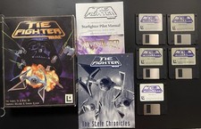 LucasArts Star Wars TIE Fighter PC Big Box w/ Manuals & 5.25
