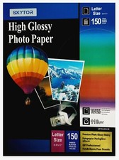 Premium 150 Sheets Photo Paper Glossy Inkjet 8.5