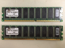 Lot of 2 1GB Kingston DDR1 PC3200 400MHz RAM Kth-xw4100A/1G RAM picture