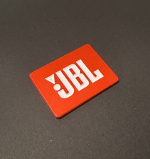 2 Pcs Aluminum Sticker Label Emblem Decal for JBL 34mm x 24mm picture