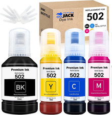 Compatible 502 T502 Refill Ink Bottles Replacement for Ecotank ET-2750 ET-3750 picture