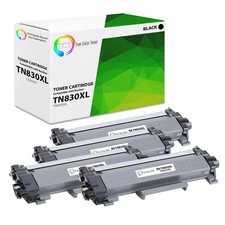 4Pk TCT Prem TN830XL Black HY for Compatible Brother DCP-L2640DW Toner Cartridge picture